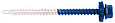 Заказать недорогой Саморез 4,8х70 ПРЕМИУМ RAL5005 (синий насыщенный) от Компании Металл Профиль.
