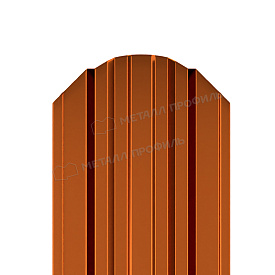 Штакетник металлический МЕТАЛЛ ПРОФИЛЬ TRAPEZE-O 16,5х118 (AGNETA-20-Copper\Copper-0.5)